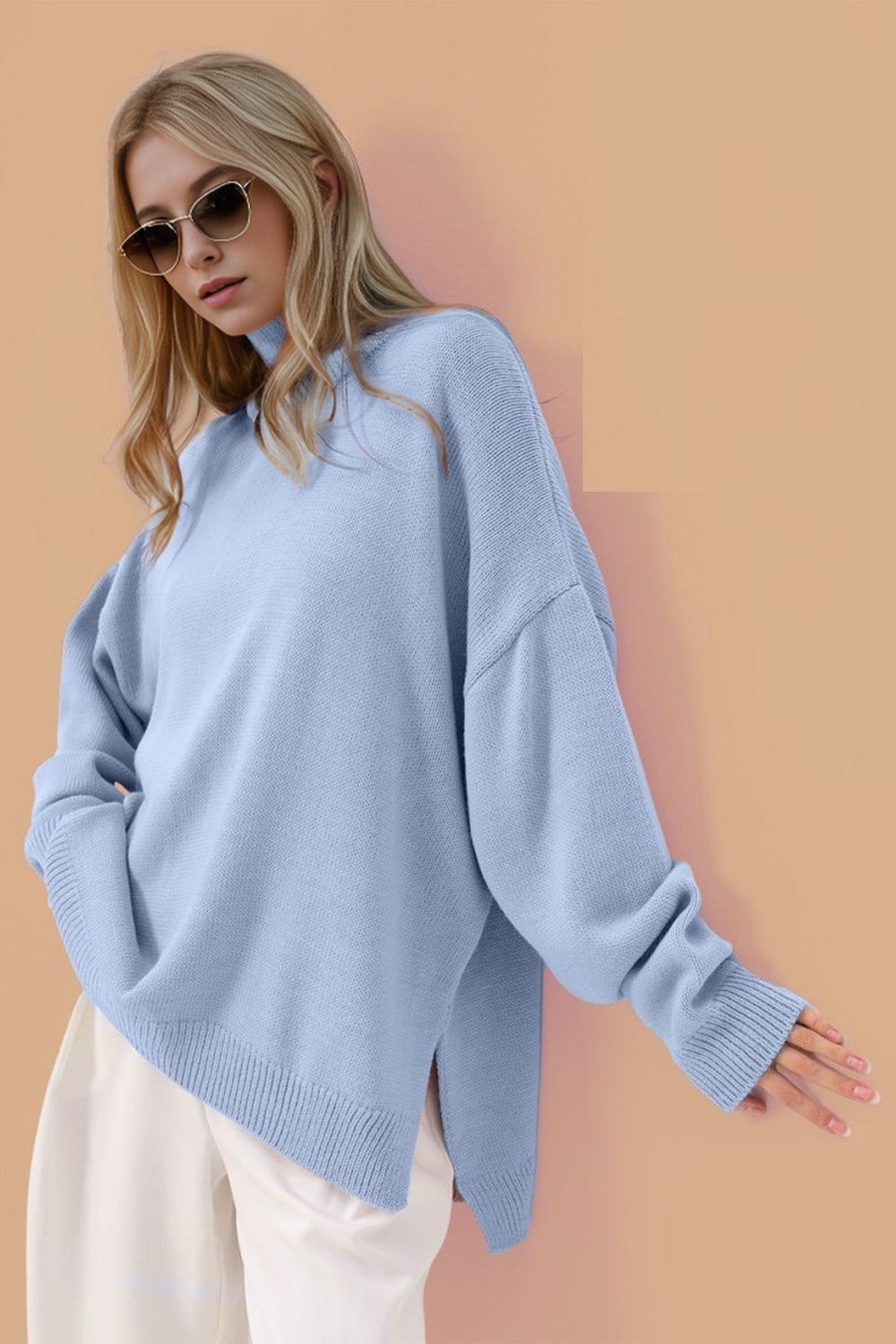 Maddie Turtleneck Long Sleeve Sweater