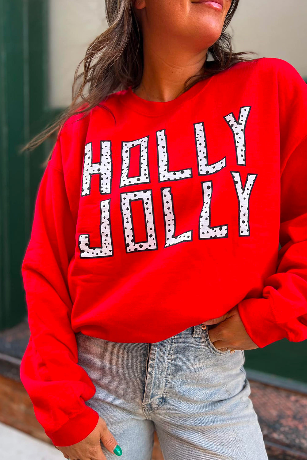 HOLLY JOLLY Christmas Sweatshirt