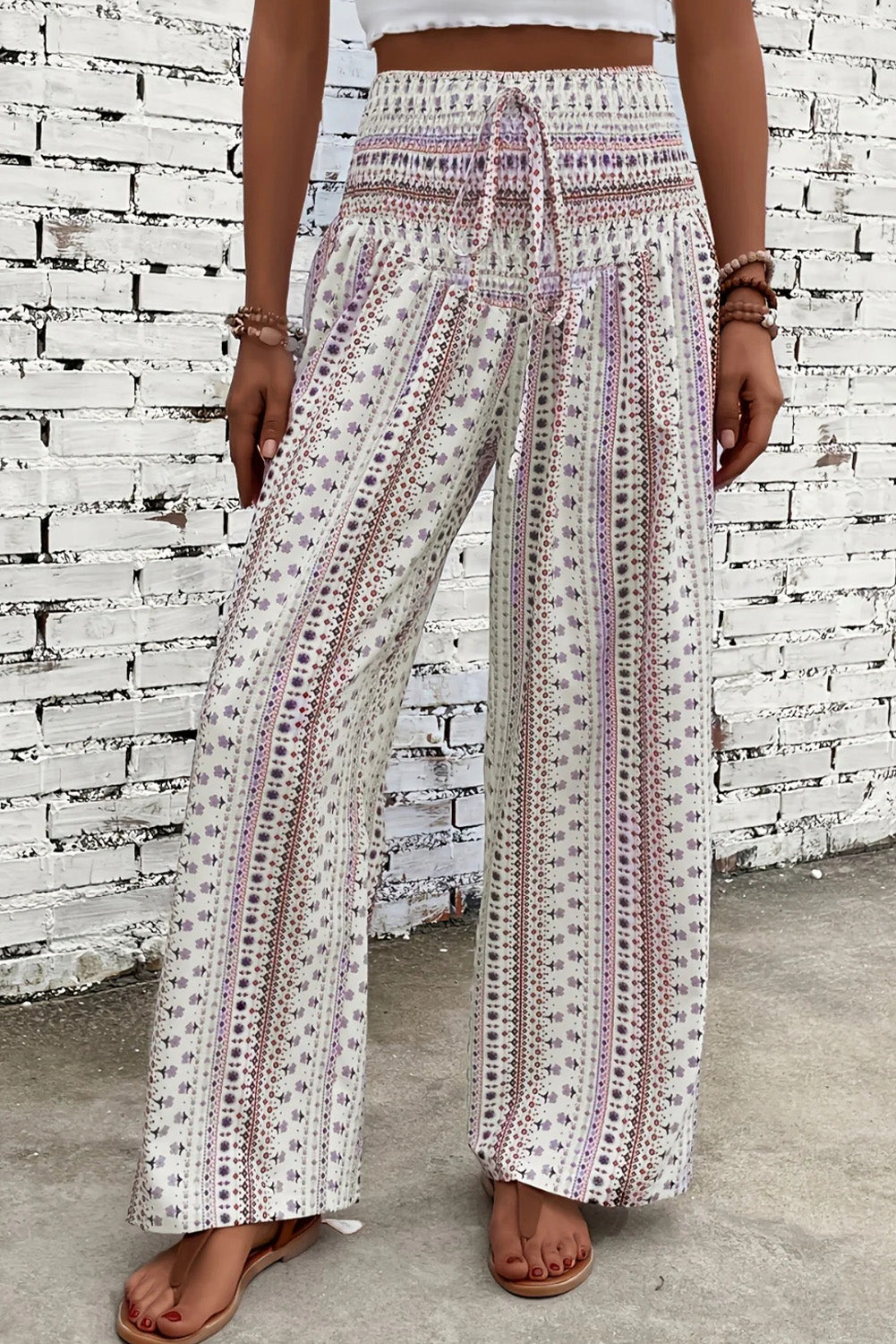 Jenna Drawstring Wide Leg Pants