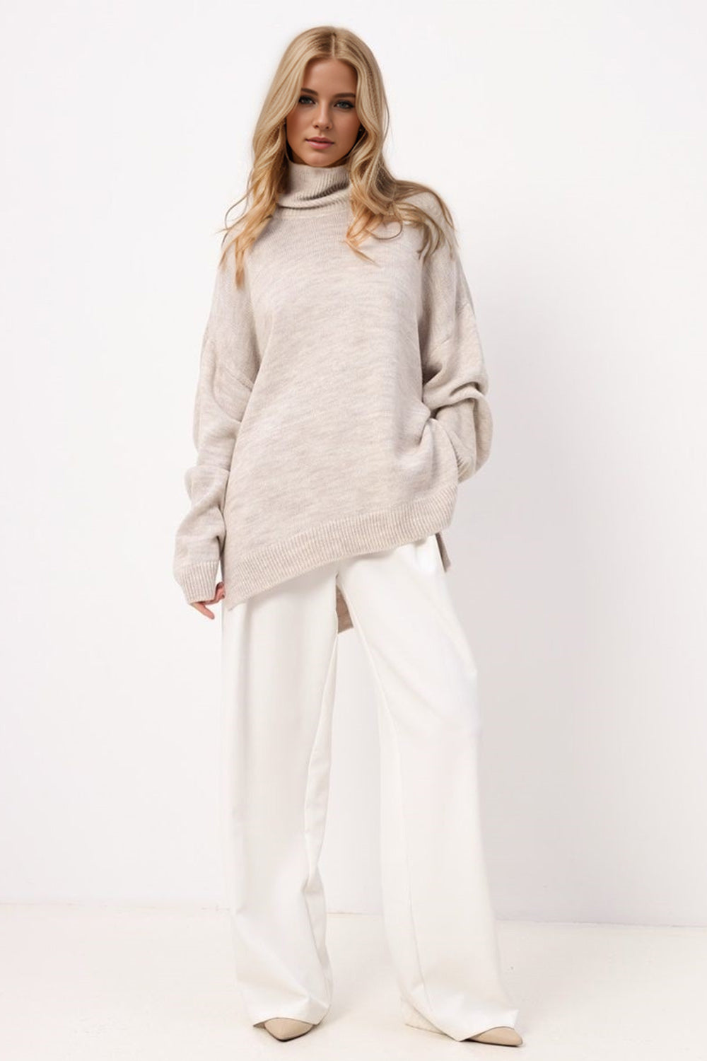 Maddie Turtleneck Long Sleeve Sweater