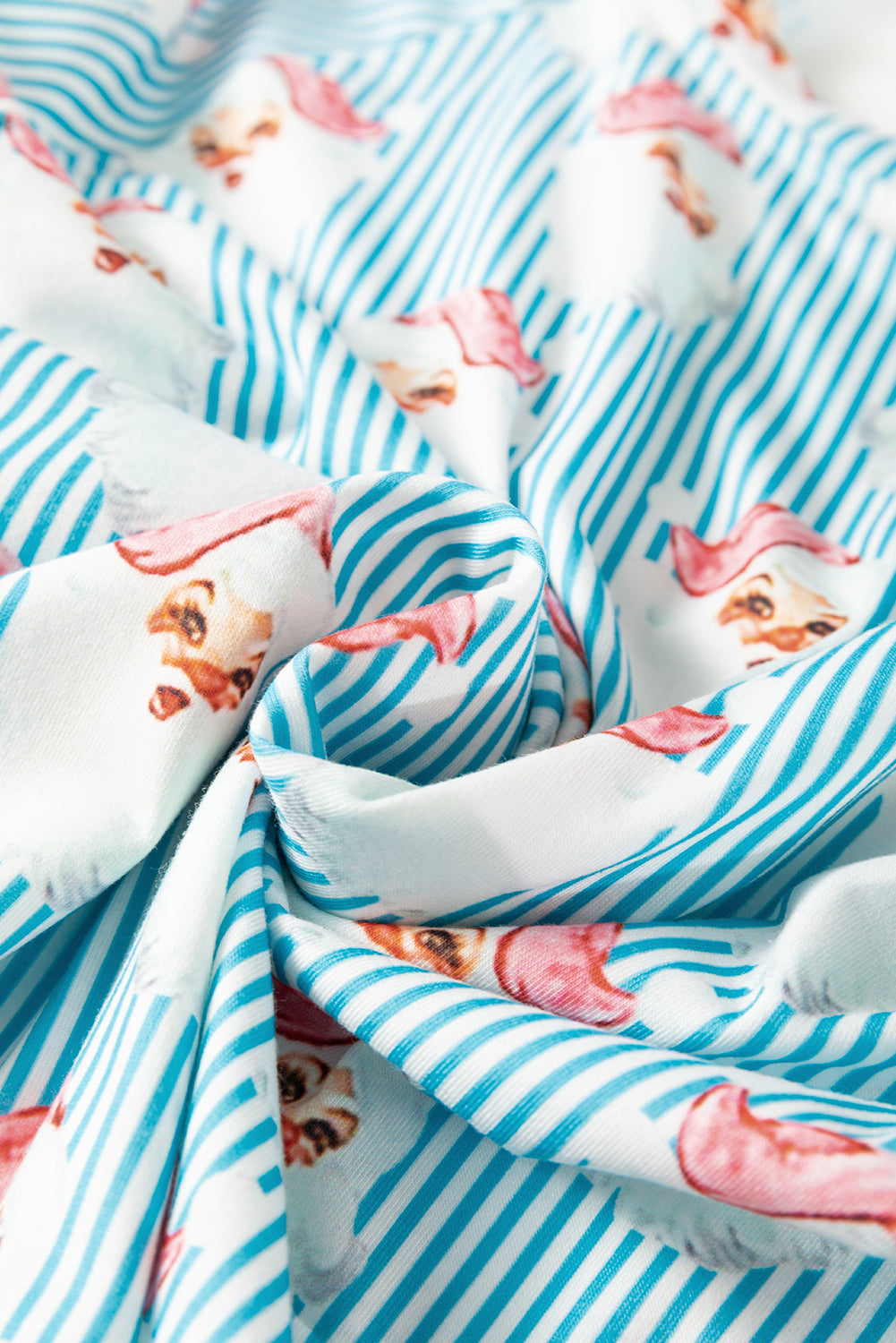 Santa Claus Striped Lounge Set