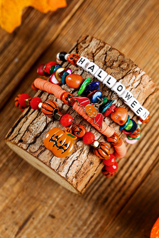 4Pcs Halloween Bracelet Set