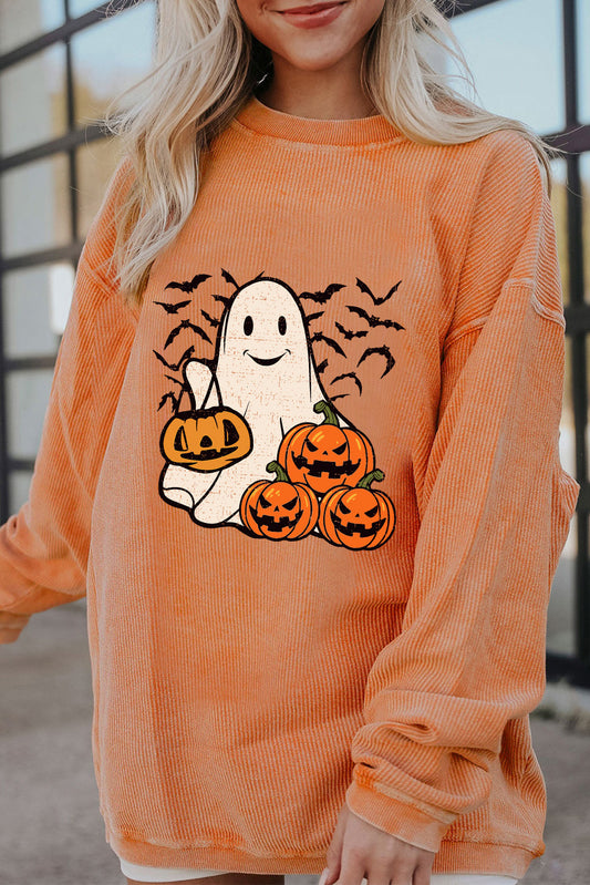 Orange Halloween Sweatshirt