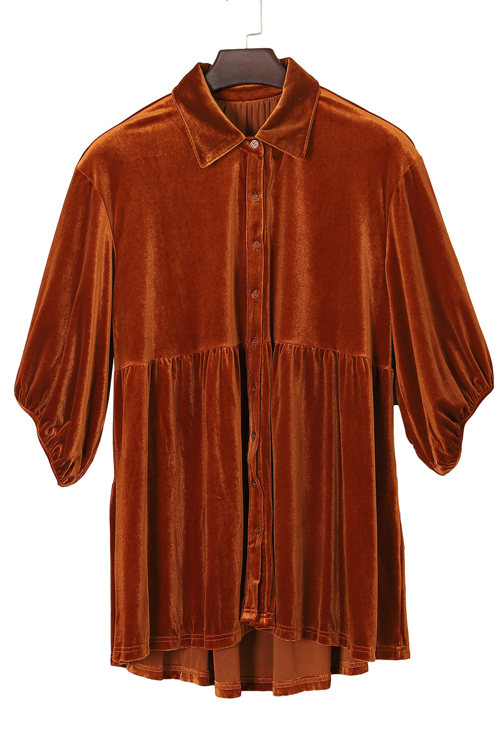 Chelsea Babydoll Velvet Shirt