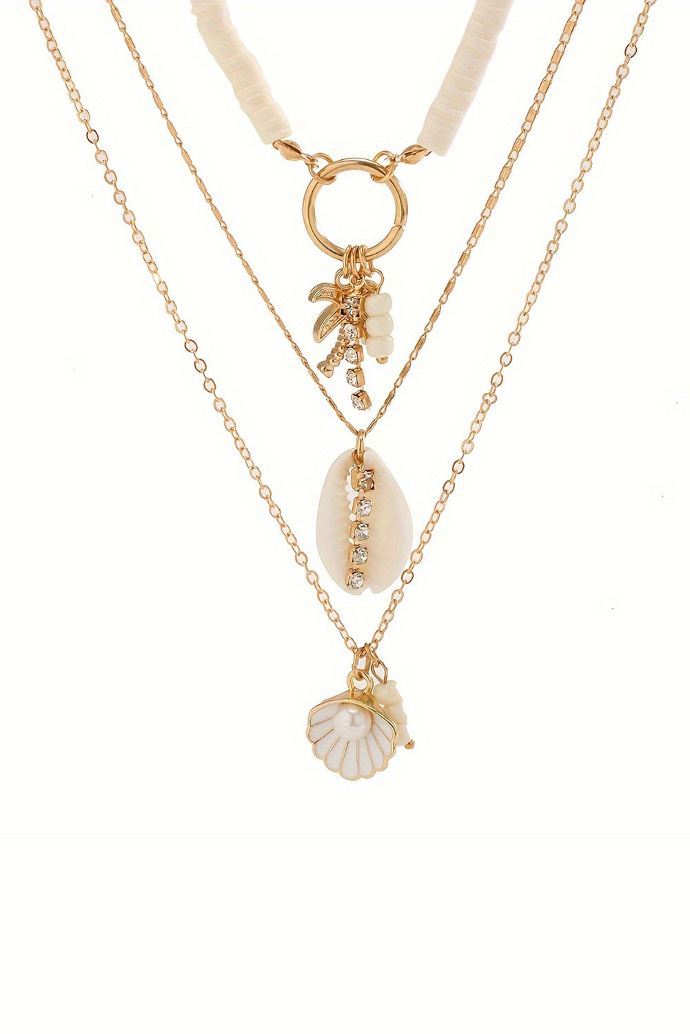 Freya Multi Layered Pendant Necklace