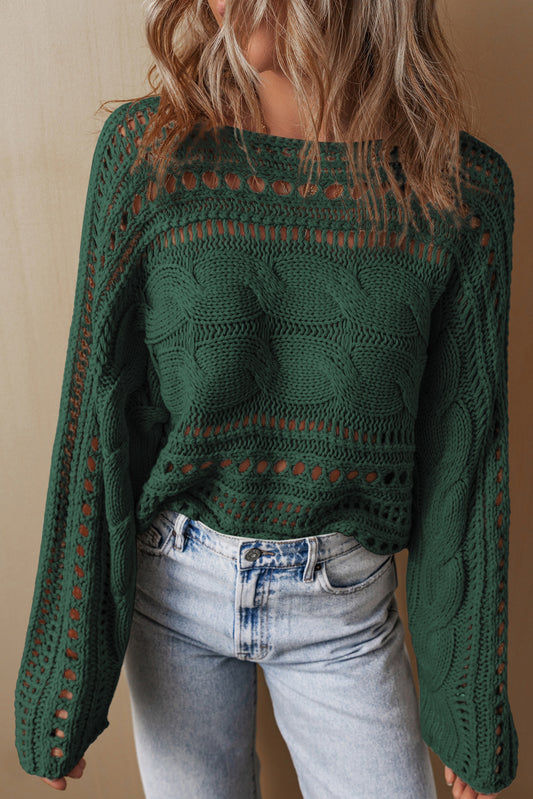 Kelsey Knit Cropped Sweater