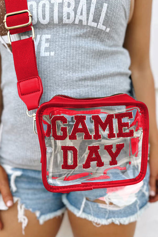 GAME DAY Pattern Clear Bag