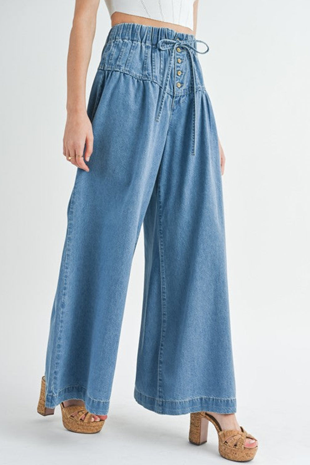 Atley High Waist Wide Leg Jeans