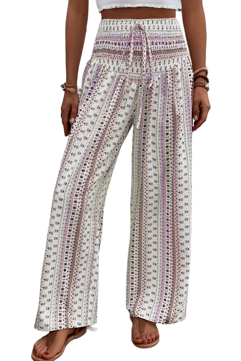 Jenna Drawstring Wide Leg Pants