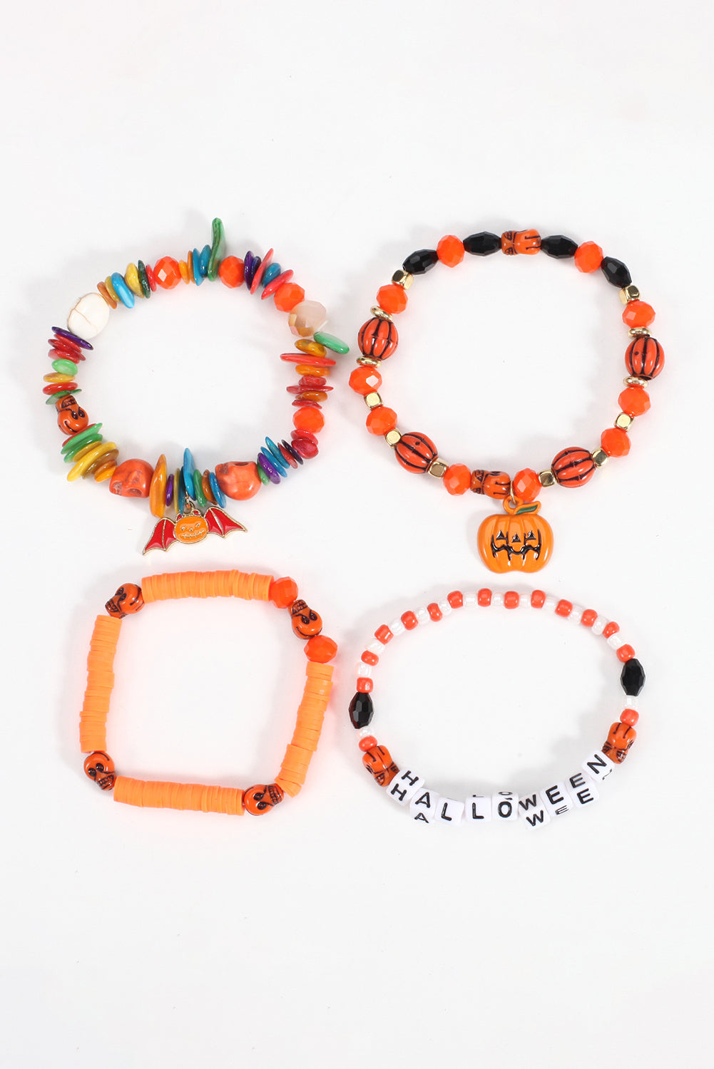 4Pcs Halloween Bracelet Set