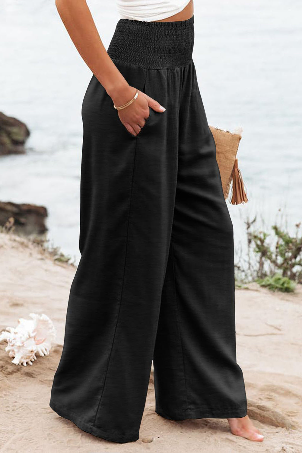 Mae Plus Size Wide Leg Pants