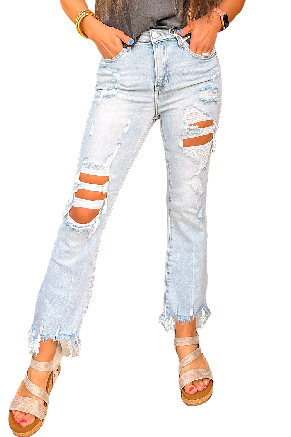 Freya Straight Leg Slim Fit Jeans