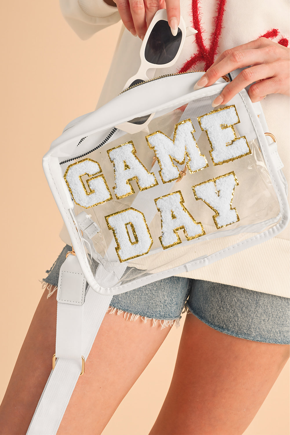 GAME DAY Pattern Clear Bag