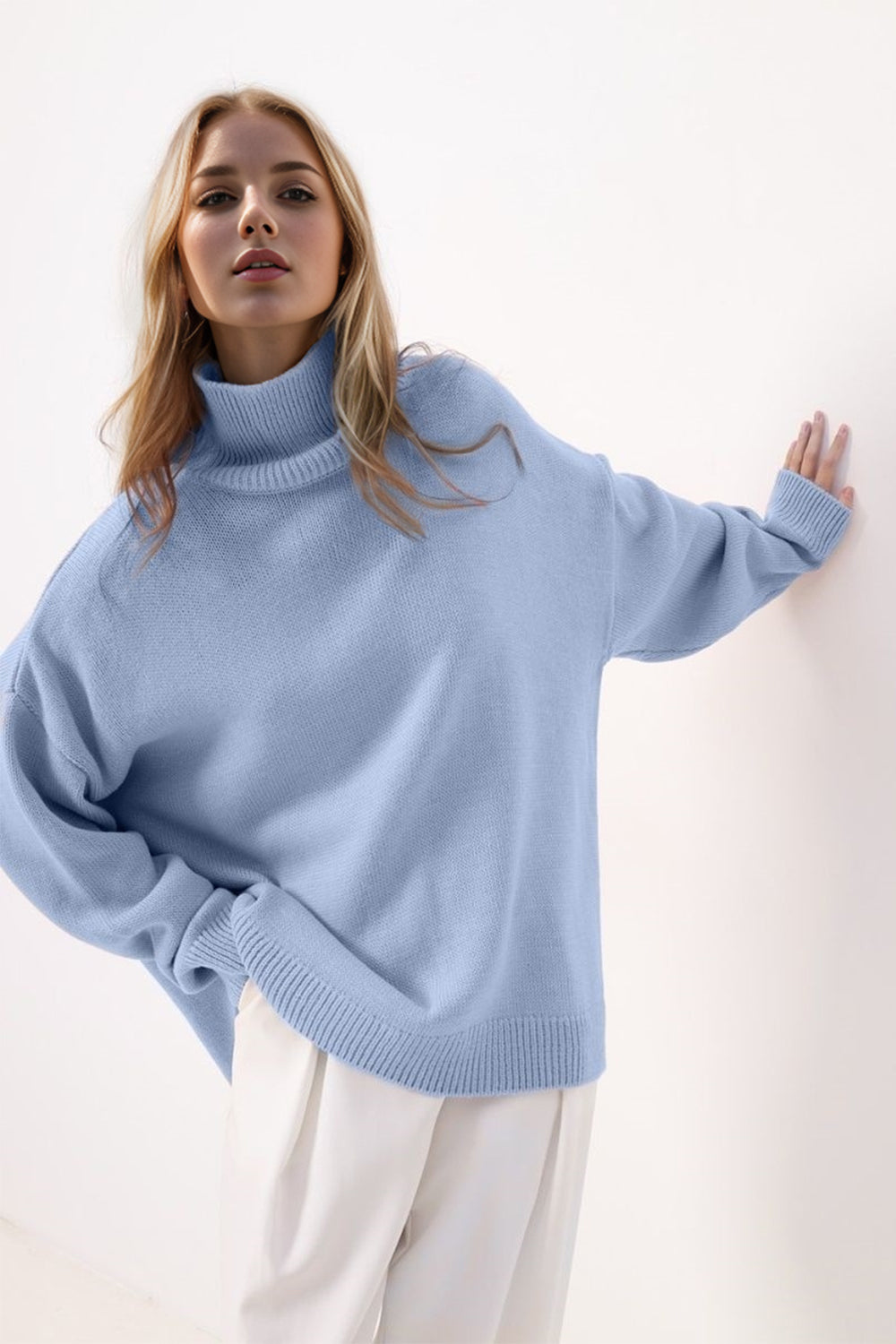 Maddie Turtleneck Long Sleeve Sweater