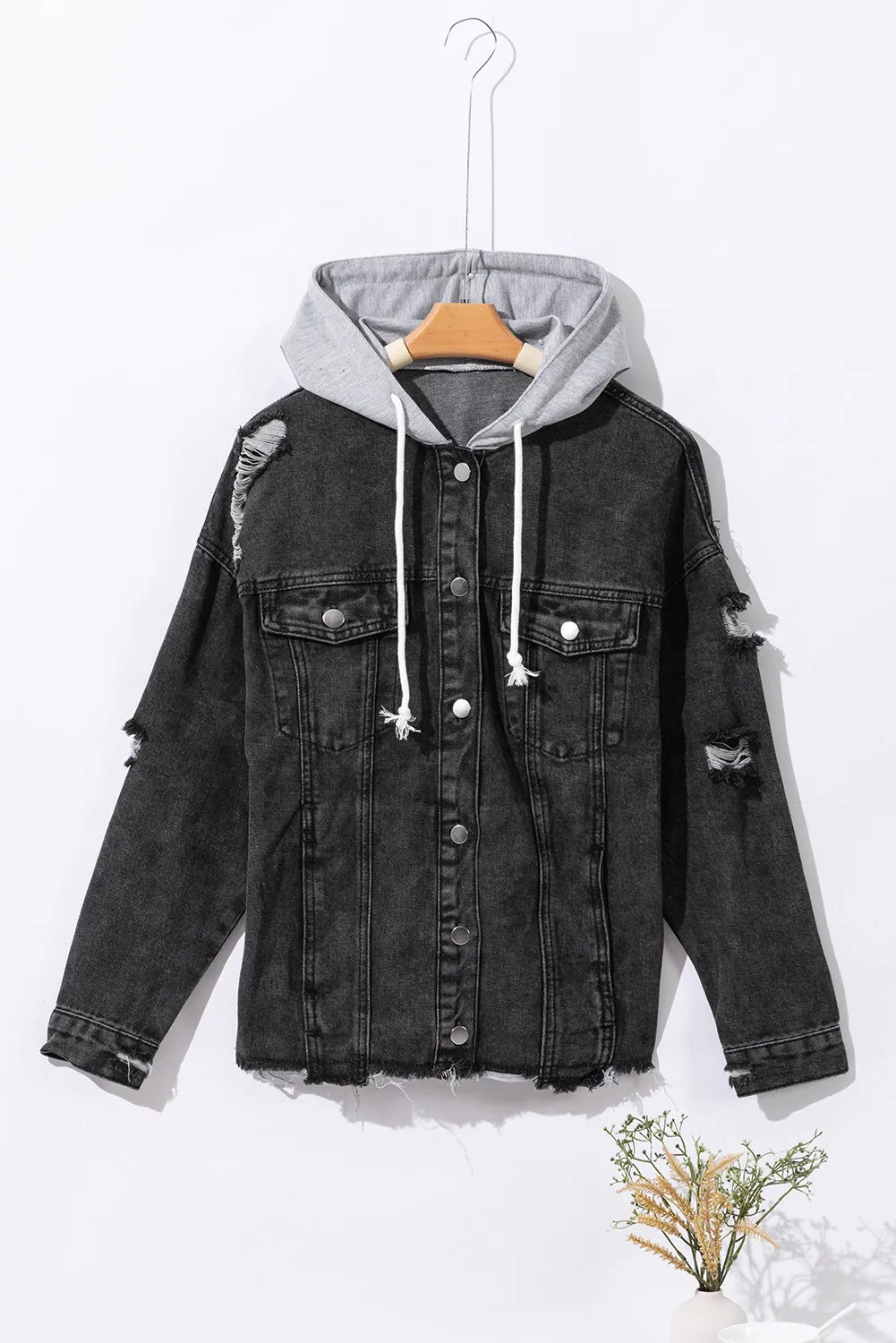 Fern Hooded Denim Jacket