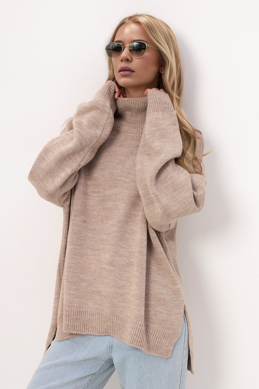 Maddie Turtleneck Long Sleeve Sweater