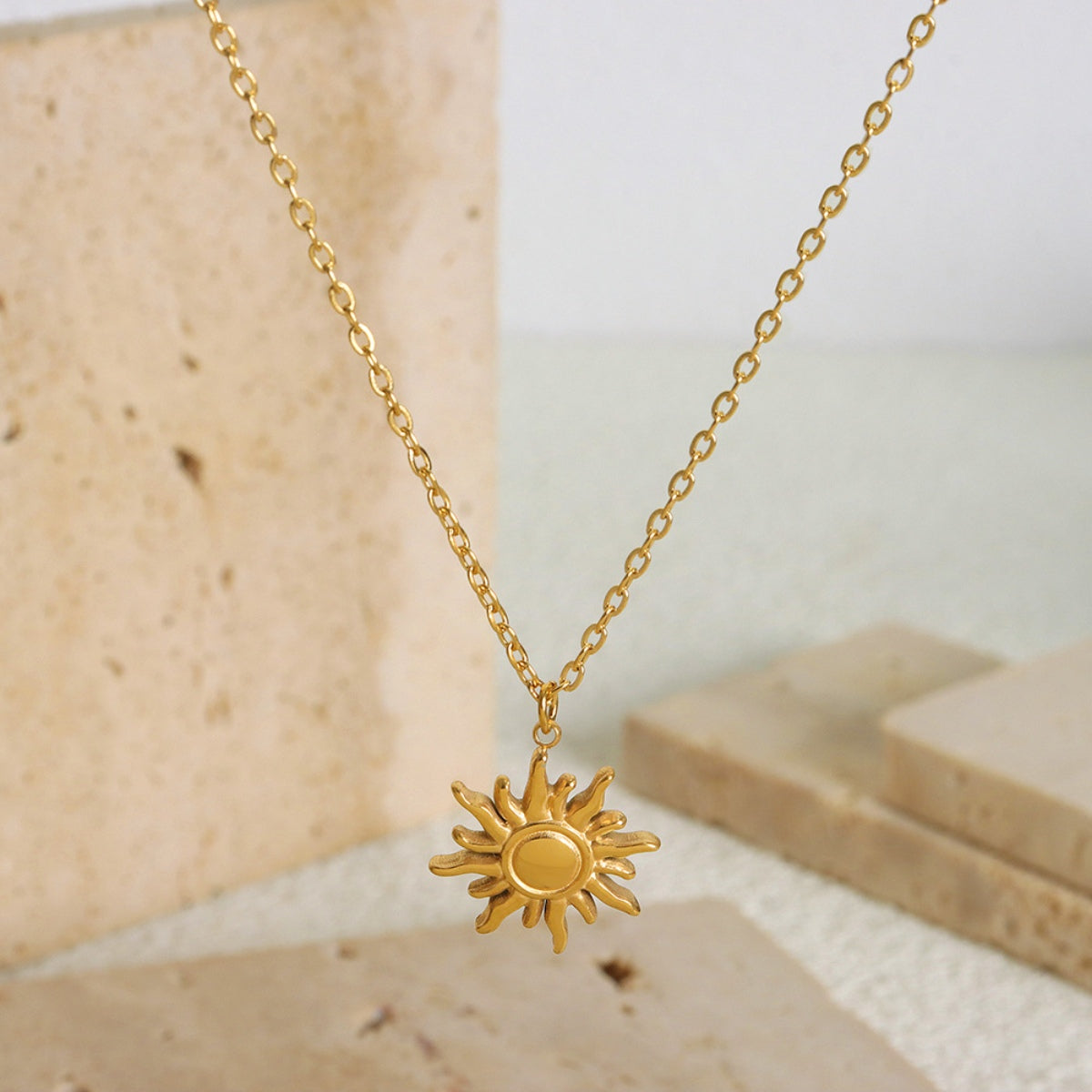 Sun Pendant Necklace