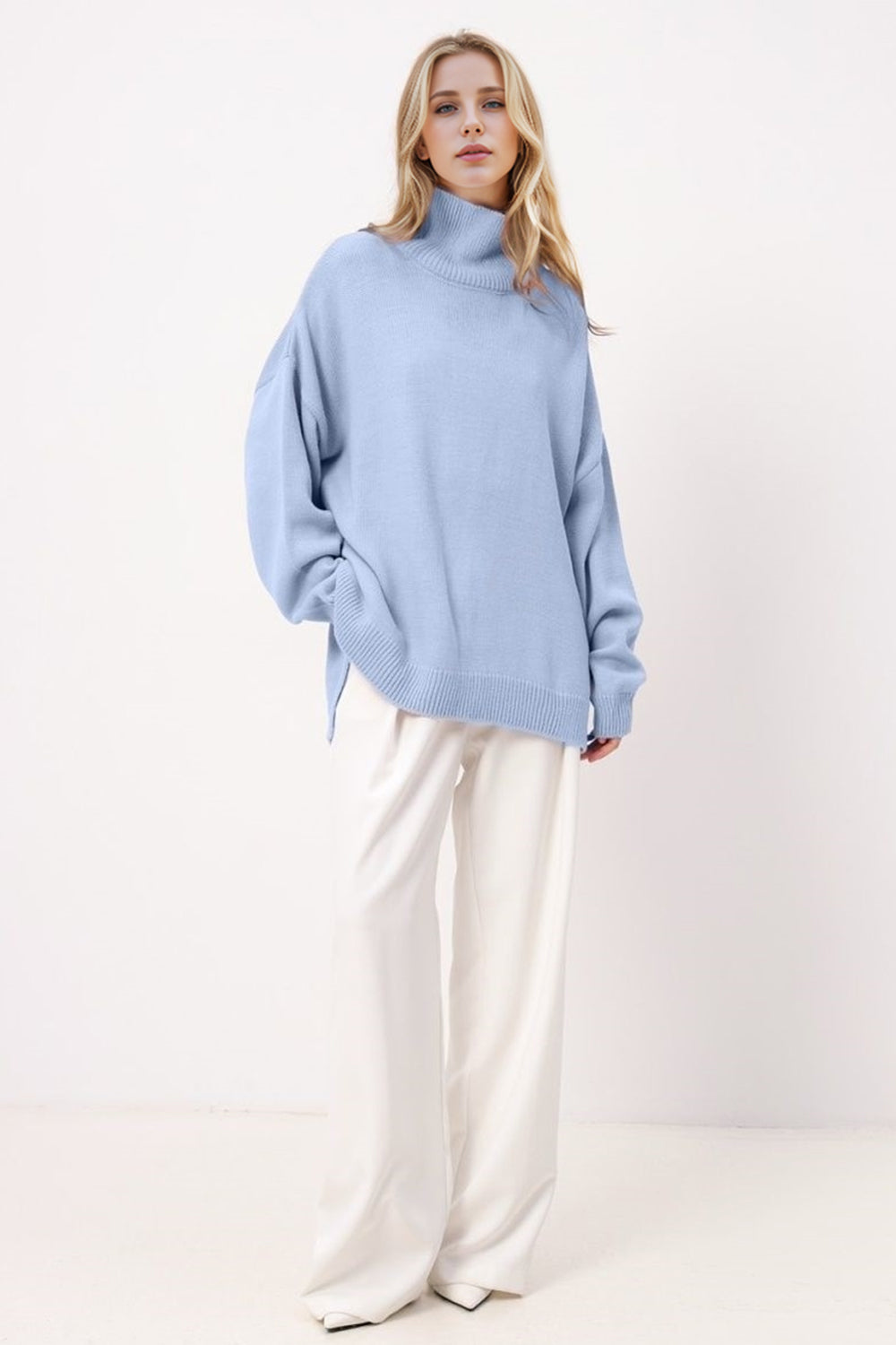 Maddie Turtleneck Long Sleeve Sweater